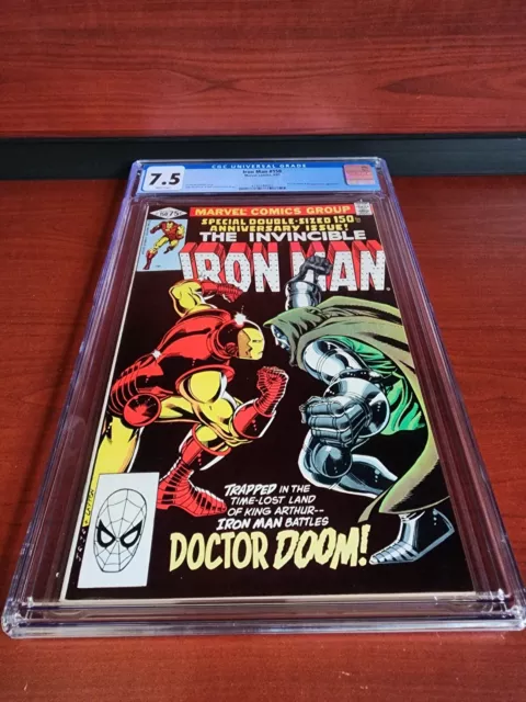 Invincible Iron Man #150 1981 Iconic Cover Art by John Romita Jr. CGC 7.5 GRADED