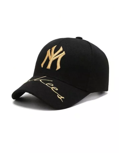 Casquette NY Strass Palmier Noir, casquette baseball fashion livré 48h