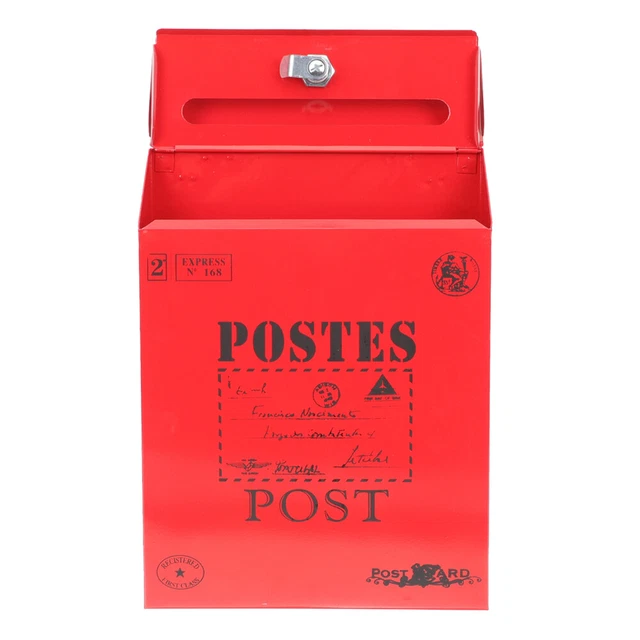 Suggestion Box Wall Mounted Drop Box Wall Letter Box Office Mailboxes Decorate 3