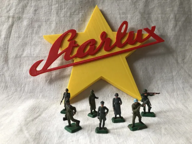 Figurine Starlux : mini Starlux 1/72 WW2, lot soldats allemands