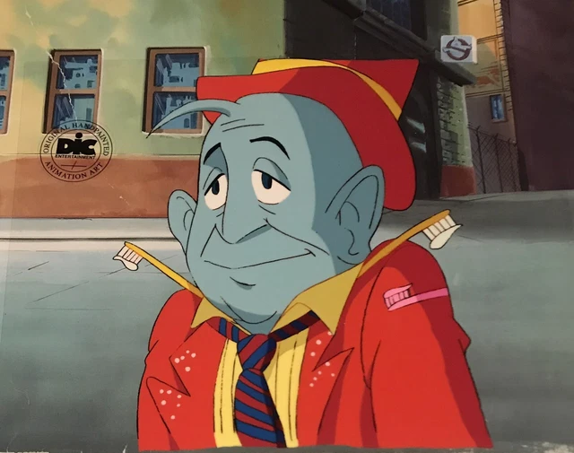 Real Ghostbusters Original  Animation Production Art Cel DIC ENT