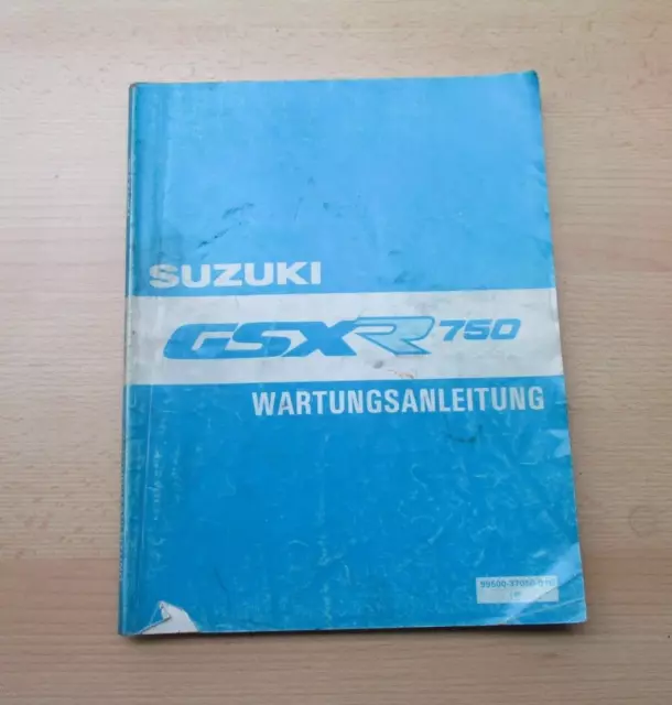 Werkstatthandbuch / Wartungsanleitung  GSX-R 750   Bj. 1988