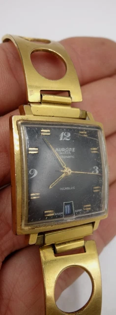 Montre Mécanique Ancienne Aurore Pour Femme - Mécanisme Luxe Avec Incabloc, Vintage Et élégante