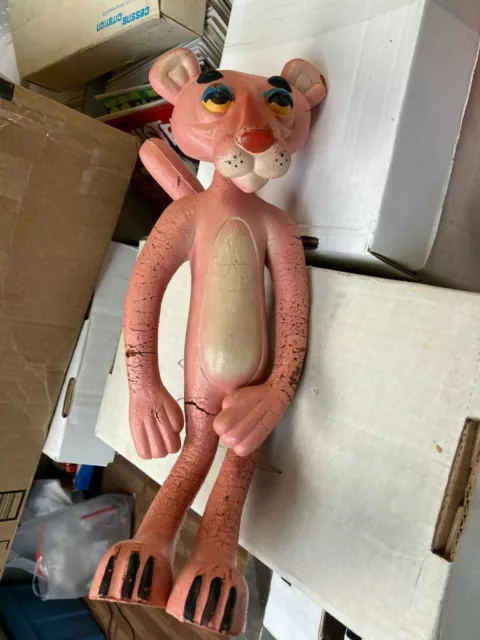 Pink Panther Foam figure vintage 14 inch RARE See description