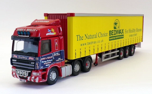 CORGI 1 50 SCALE Model Truck CC13612 DAF CF Curtainside Bedmax