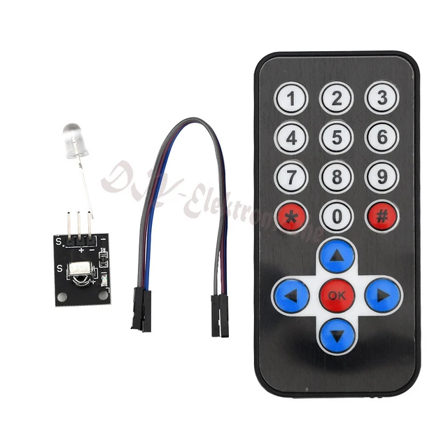 HX1838 VS1838 ARDUINO Infrared IR Wireless Remote Control Sensor Module ...