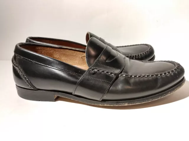 GH BASS WEEJUNS Logan Men Size 10.5 M Penny Loafers Black Casual ...