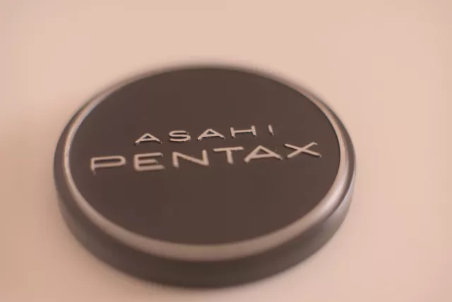 Tapa de lente frontal genuina Asahi Pentax 49 mm para Takumar M42