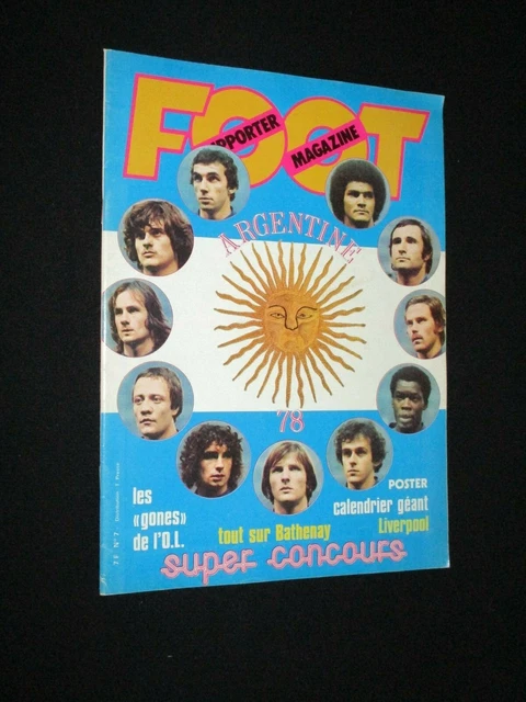 FOOTBALL SUPPLEMENT ONZE 1976 AS SAINT-ETIENNE