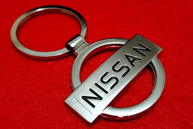 Nissan Car Logo Metal Key Ring Nuke  Note Qashqai + Gift Pouch