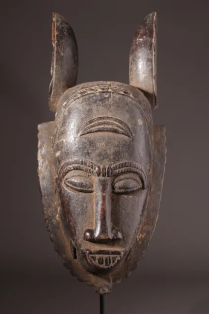 12707 Old Baule Mask Ivory Coast 2