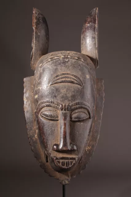 12707 Old Baule Mask Ivory Coast 2
