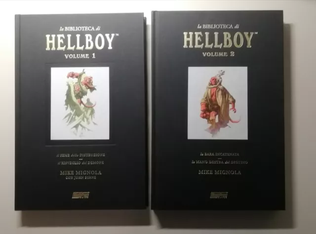 La biblioteca di HELLBOY volumi 1 e 2 Magic Press, Dark Horse Mignola