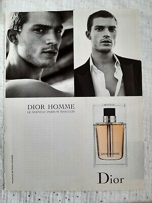 Parfum "Dior Homme" de 2012 Jude Law Mannequin Publicité Papier 