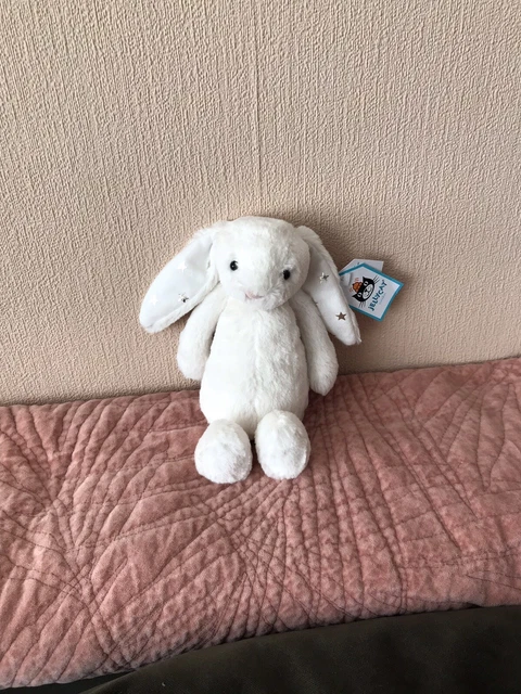 Jellycat Small Bashful Twinkle Bunny soft toy. New with tags.