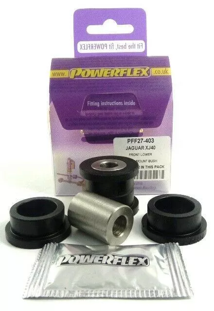 Powerflex Front Lower Shock Mount Bushes PFF27-403 for Jaguar XJ40 1986-94