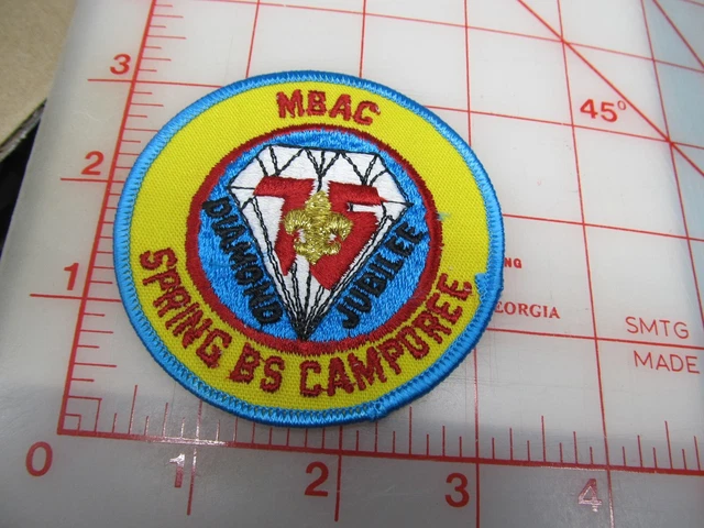 MBAC 1985 Spring Camporee collectible patch (b46)