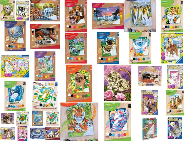 MALEN NACH ZAHLEN Ravensburger fremdsprachiges Kreativset Kinder EUR 14