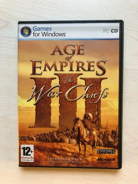 Age of Empires III The War Chiefs PC-Spiel CD-ROM
