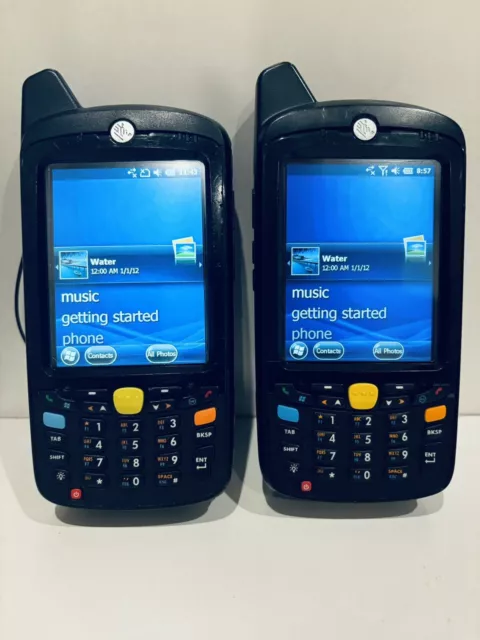 2 x Zebra Motorola Symbol MC67 Barcode 2D Scanner Mobile Handheld MC67NA/MC65