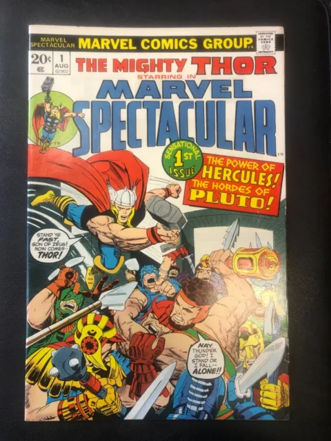 Mighty Thor Marvel Spectacular #1 FIRST ISSUE Comic Book 1973 Nice Condition!
