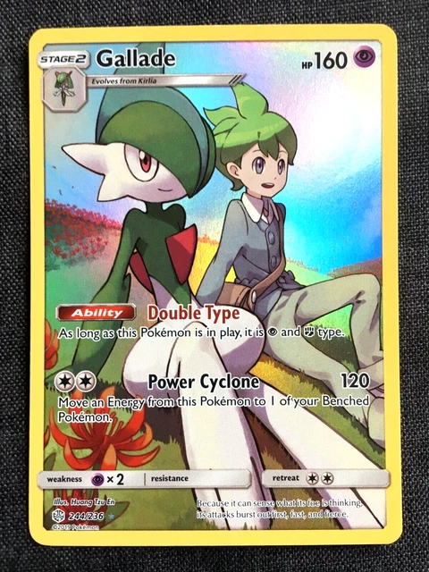 Gallade 244/236 | Secret Rare Full Art Cosmic Eclipse (Near Mint) Eng Pokemon