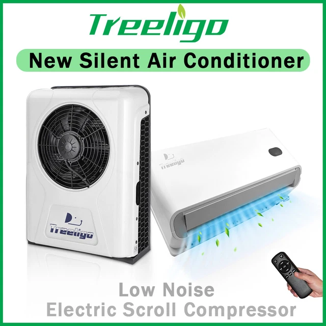 12V DC Low Noise Electric Air Conditioner For Semi Trucks Bus RV Caravan