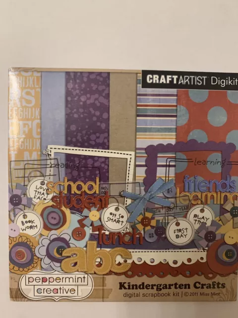 Kindergarten Crafts - Serif Craft Artist digikit papercrafting CD Rom
