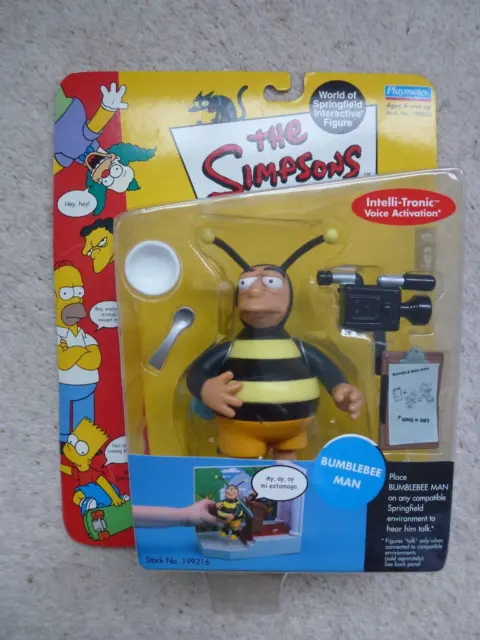 Simpsons World of Springfield Interactive Playmates Figure: Bumblebee Man