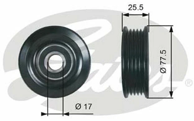GATES Galet tendeur pour FORD MONDEO T38478 - Pièces Auto Mister Auto