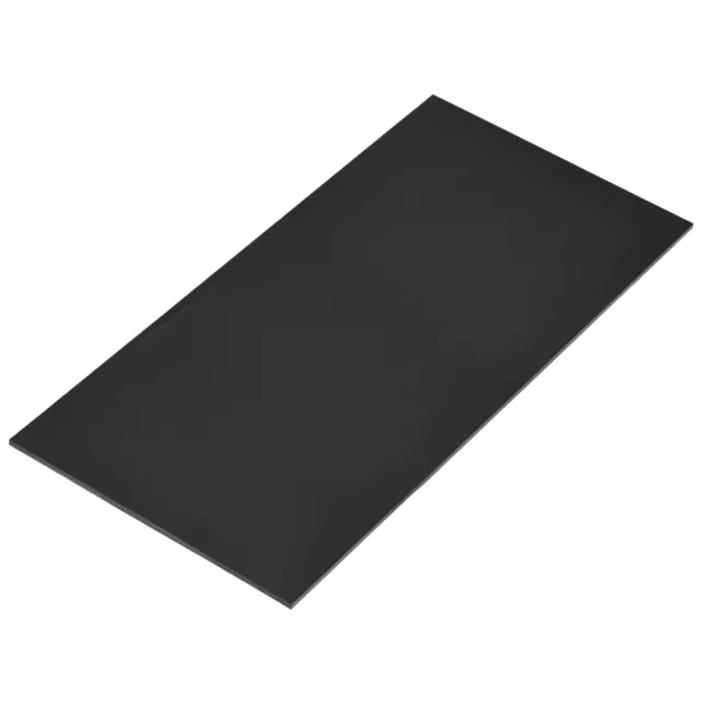 UHMW Sheet Ultra High Molecular Weight Polyethylene 12''x0.12'' Black 2pcs