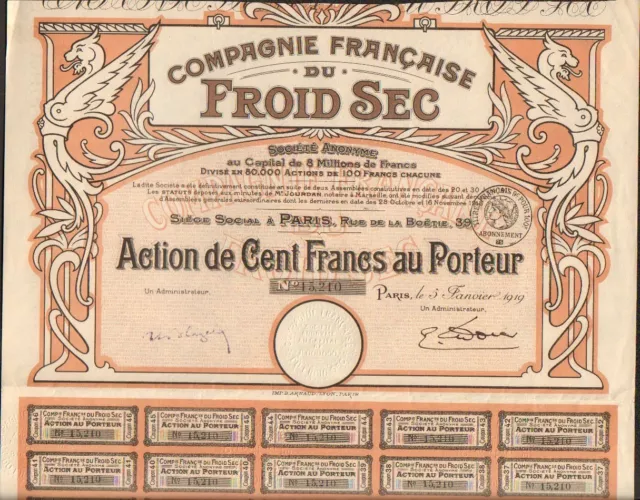 TOP DECO => Compagnie Française du FROID SEC (K)