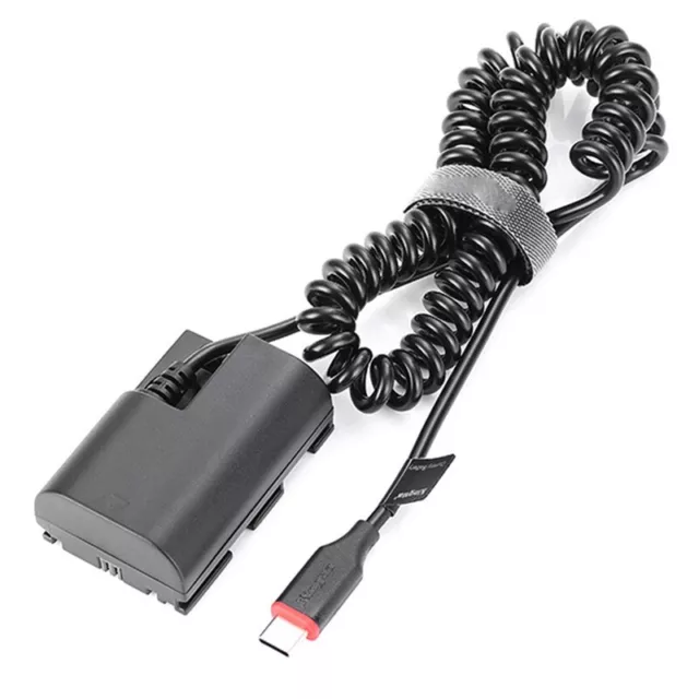 Type-C LP E6 E6N -E6 -E6 Dummy Battery&DC  Bank USB Cable for   6D 7D9952