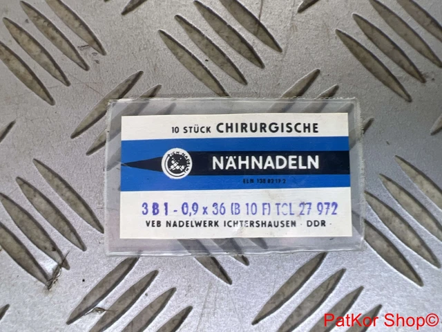 KONVOLUT 10 Stück ICH-NADELN 3B1-0,9x36 (B 10 F) TGL 27 972 /#J PKL 20083