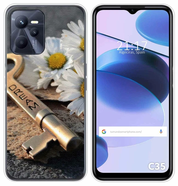 Coque Portefeuille Livre Avec Rabat Et Pochette Carte Pour REALME C35 - Noir Cuir PU