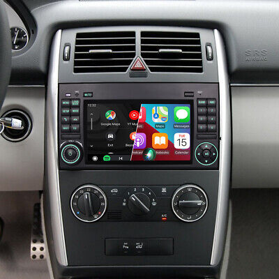 Stereo auto 7" 2 Din GPS navigatore satellitare 4G radio DAB WIFI per Mercedes-Benz Classe B B200 