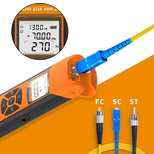 Optical Power Optical Power Meter -70~+10dBm 2.5mm SC/FC/ST High Accurancy