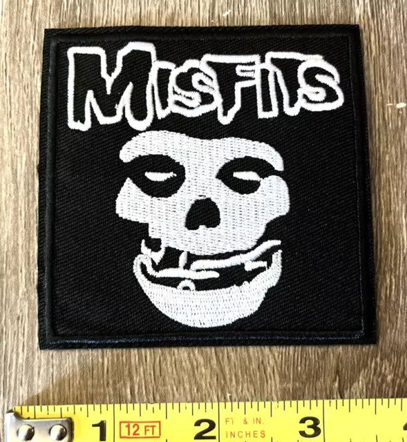 Misfits Patch Rock Band Metal Jacket Sew on 80s Iron On Punk Gift