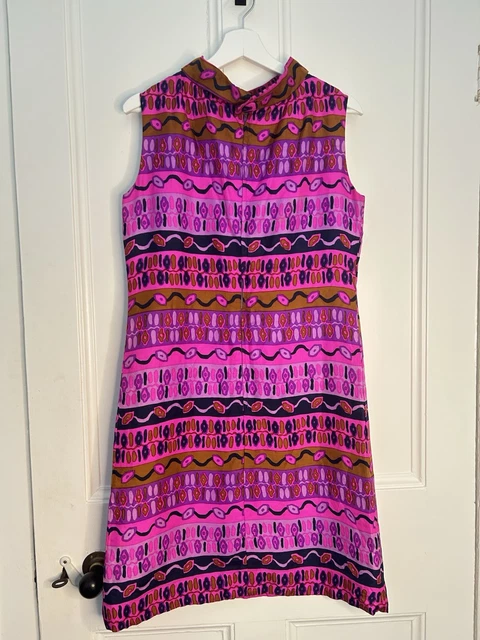 hot pink linen dress Matilda Hot Pink Pink Linen Dress main image 0