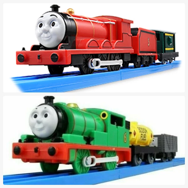 Takara Tomy Plarail Thomas TS-17 Percy & Rocky Set – Japan Import, New
