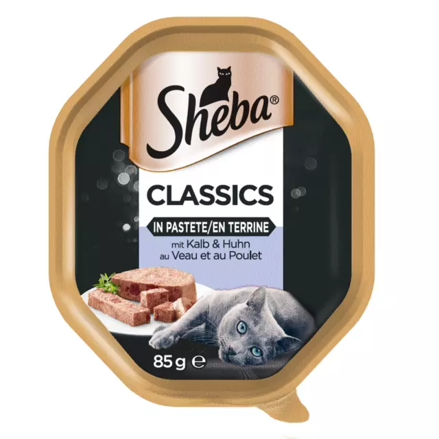 SHEBA Classics 85g au veau et poulet