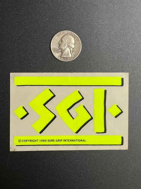 SGI Vtg Skateboard Sticker SGI Vintage & with Original Vision