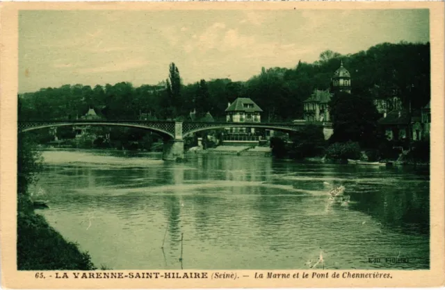 CPA La Varenne La Marne et le Pont de Chennevieres (1347535)