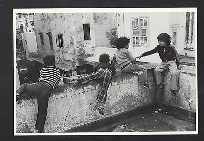 Tangiers (morocco) titis de la rue, casbah very lively in 1978