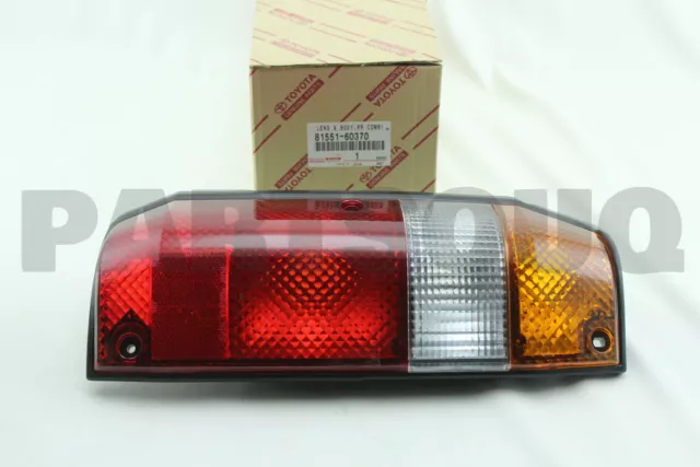 8155160370 Genuine Toyota LENS, REAR COMBINATION LAMP, RH 81551-60370 OEM