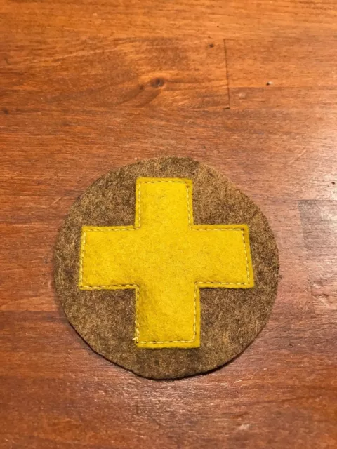 WWI US Army 33rd Division patch  wool felt AEF