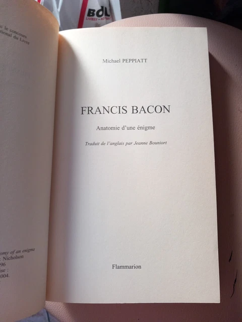 FRANCIS BACON ANATOMIE D une nigme De Michael Peppiatt EUR 25 00 francis-bacon-anatomie-d-une-nigme-de-michael-peppiatt-eur-25-00