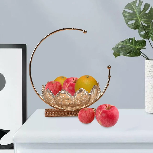 Glass   Fruit Bowls Decorative Party Desserts Holder Nuts Candy Display