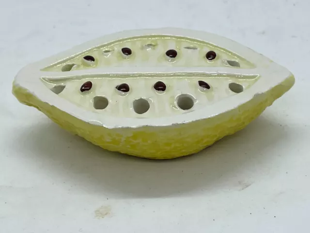 Vtg Lemon Toothpick Holder for Buffet