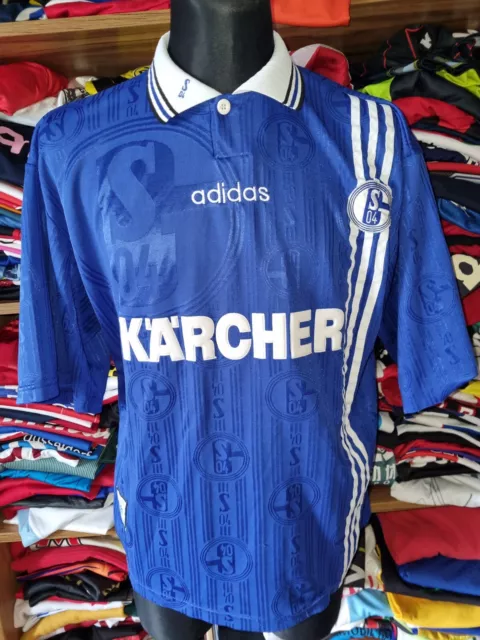 #50 FC Schalke 04 1996/1997 Trikot Gr. XL Shirt Jersey (y159)